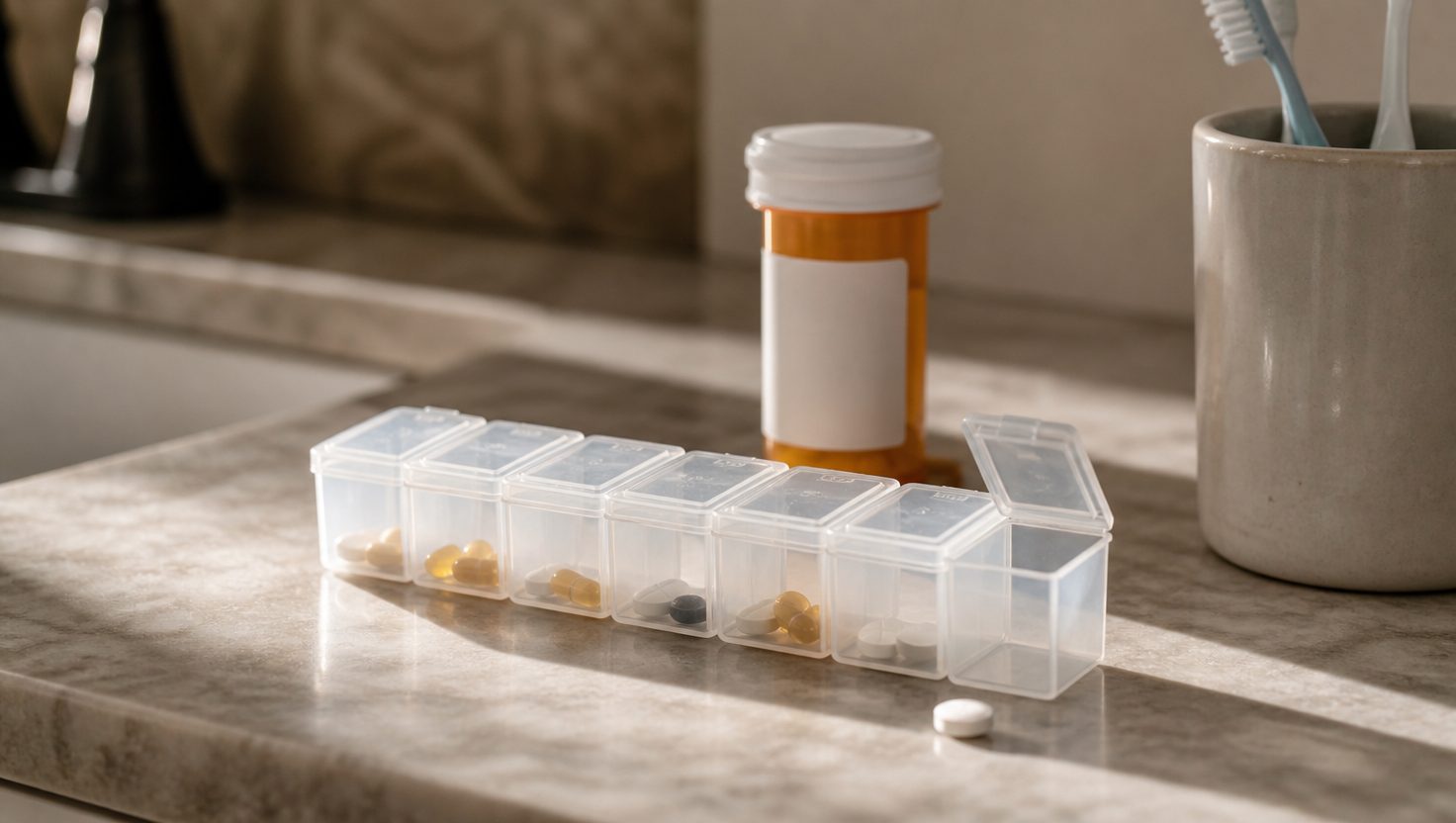 The daily pill organizer