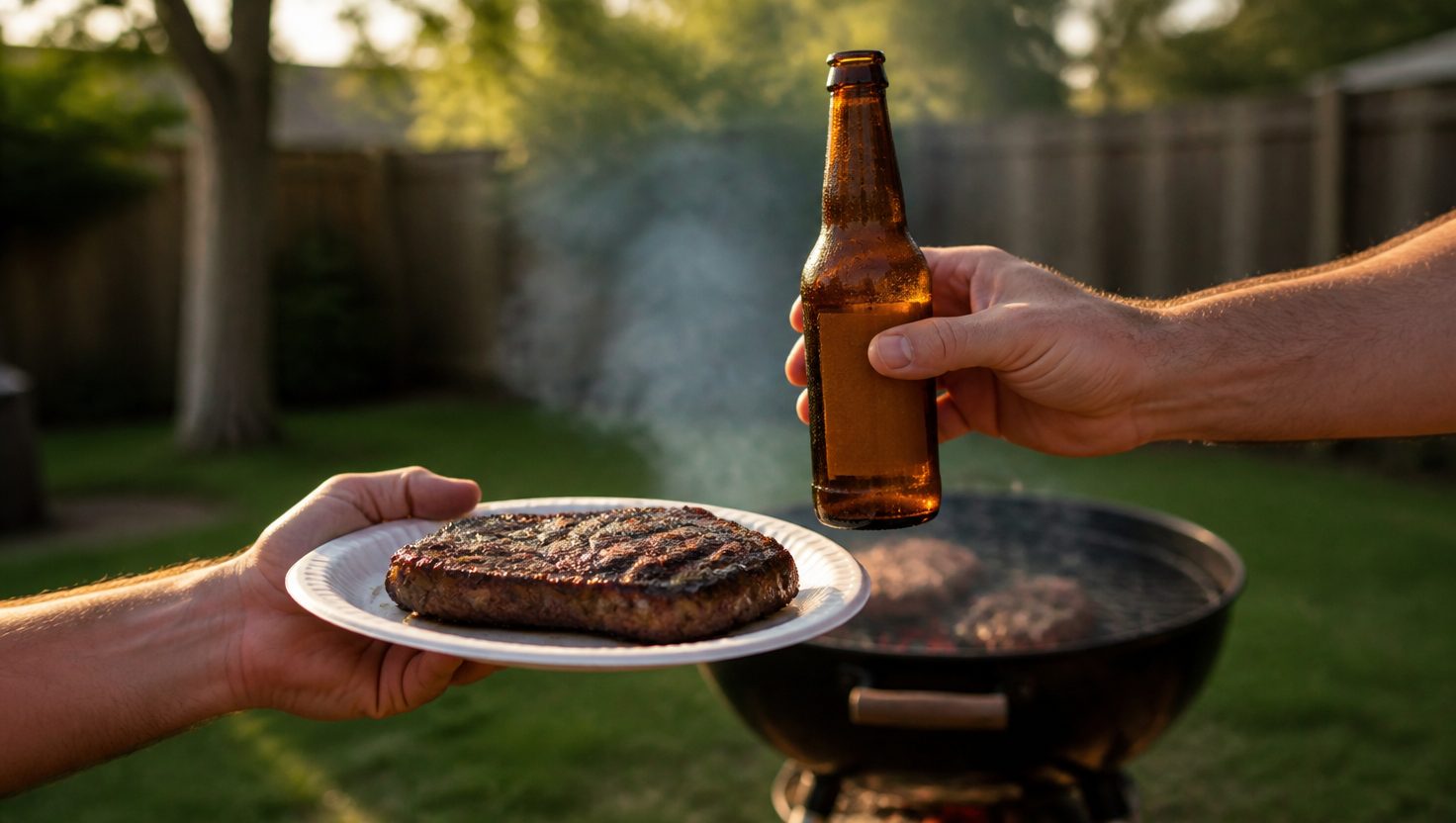 Steak and a beer, back on the menu