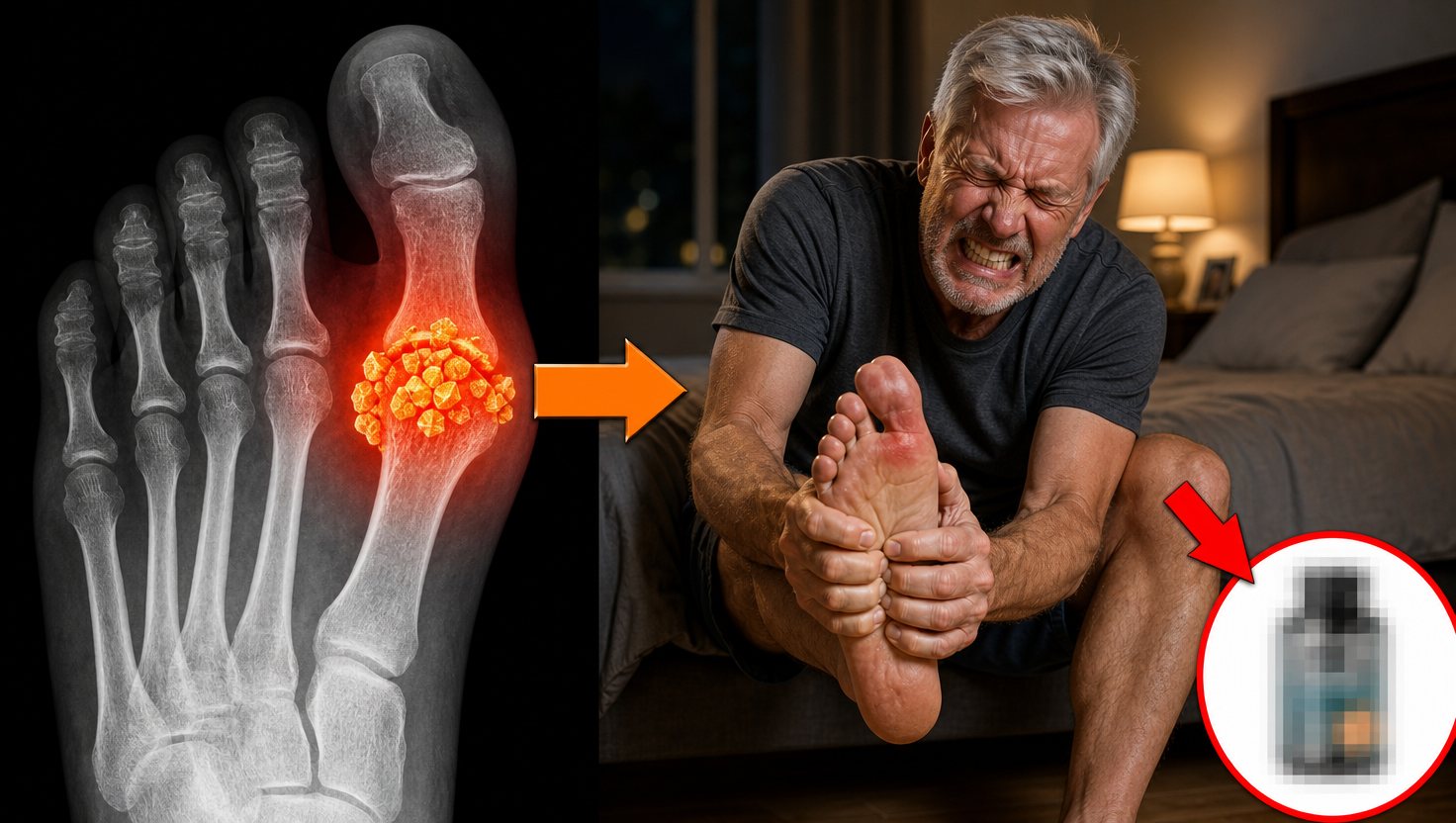 What a gout flare looks like from the inside