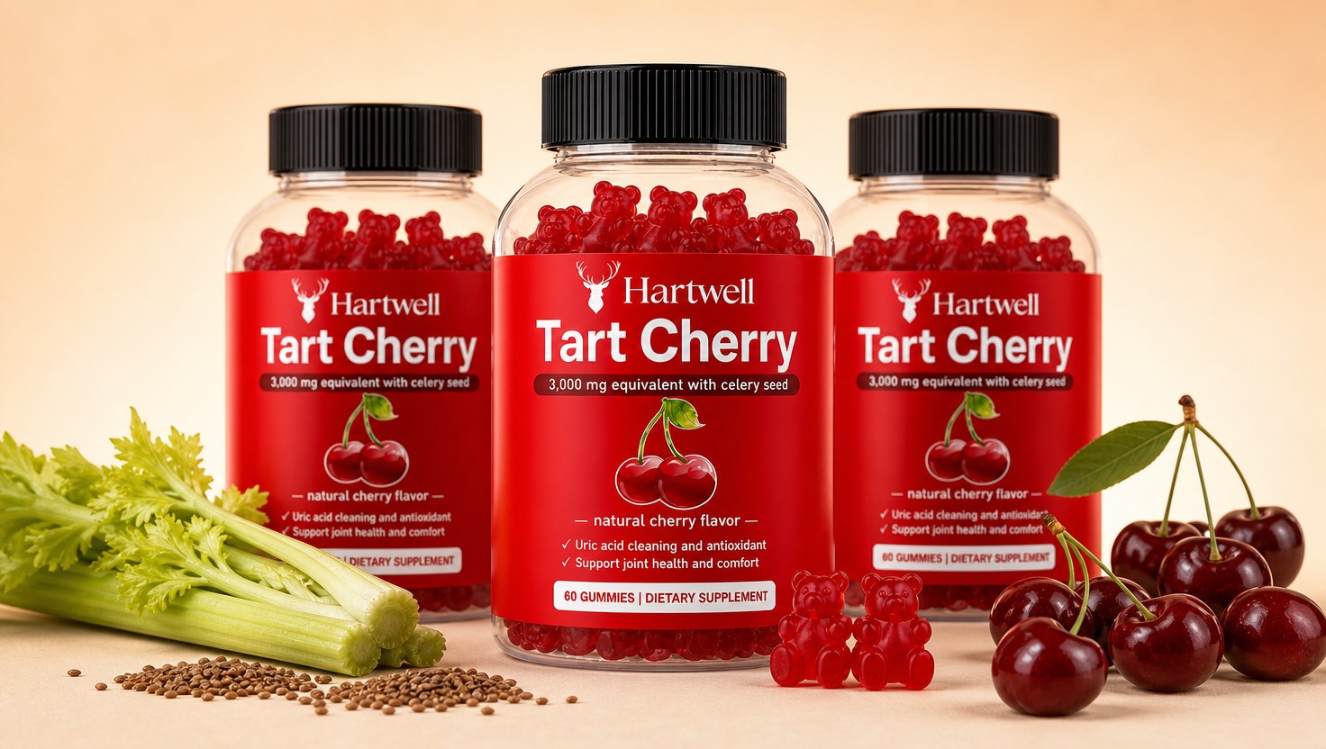 Hartwell Tart Cherry Gummies